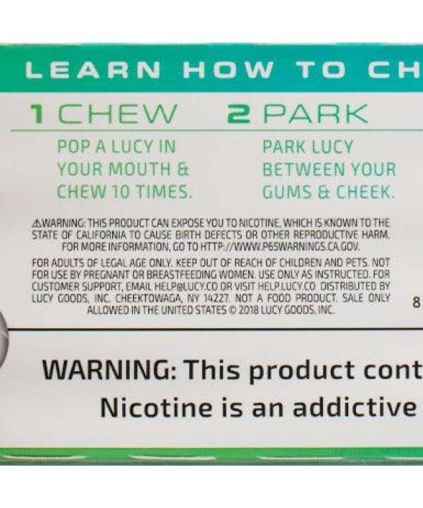 Lucy Chew and Park Nicotine | Wintergreen