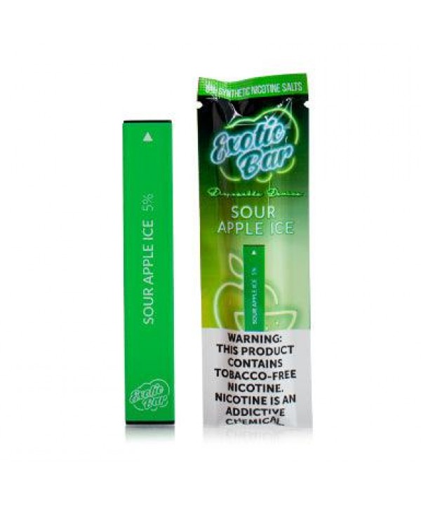 Sour Apple Ice | 50mg Exotic Bar Disposable