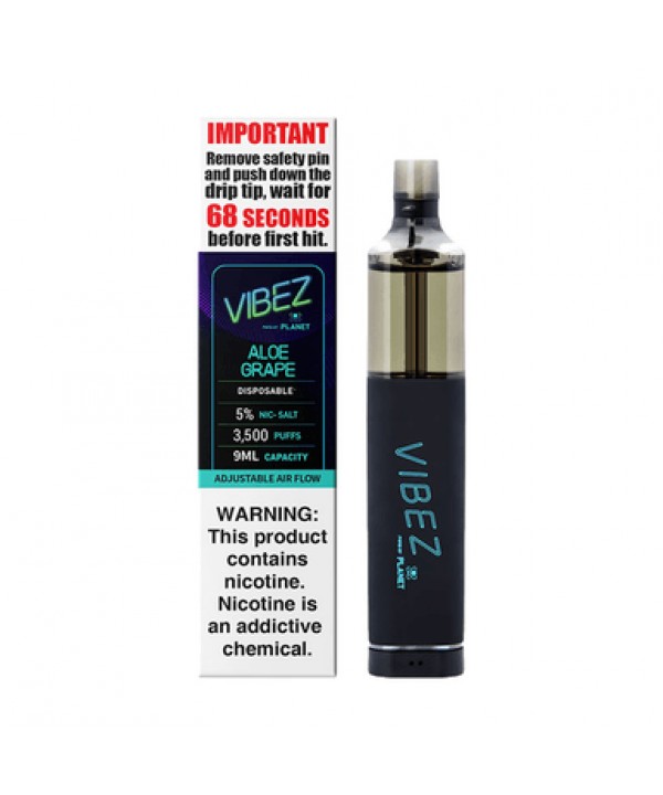 VIBEZ Aloe Grape | 3500 Puff Disposable
