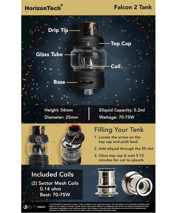 HorizonTech Falcon 2 Tank